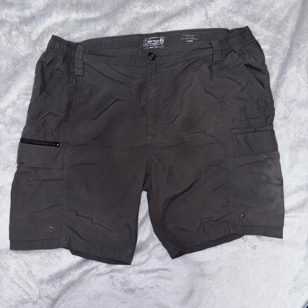 Coleman Gray Cargo Shorts Lightweight Athletic Style